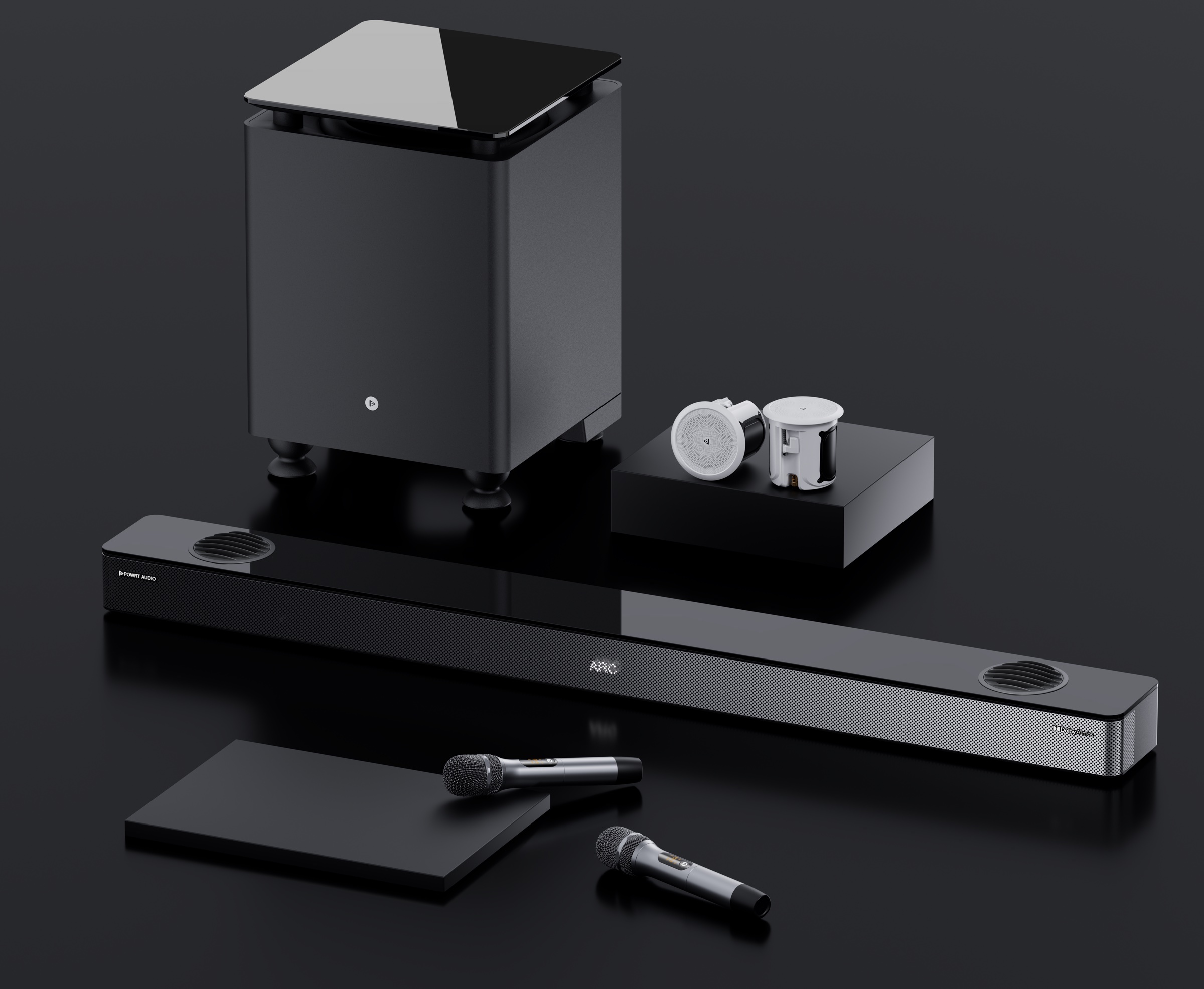 BAR7.1 soundbar and S10r subwoofer system